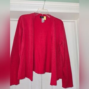 Red Cardigan Size Medium